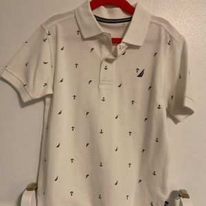 Boys Nautica White Shirt